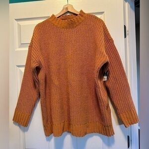 Arizona Jeans burnt orange cozy sweater NWT